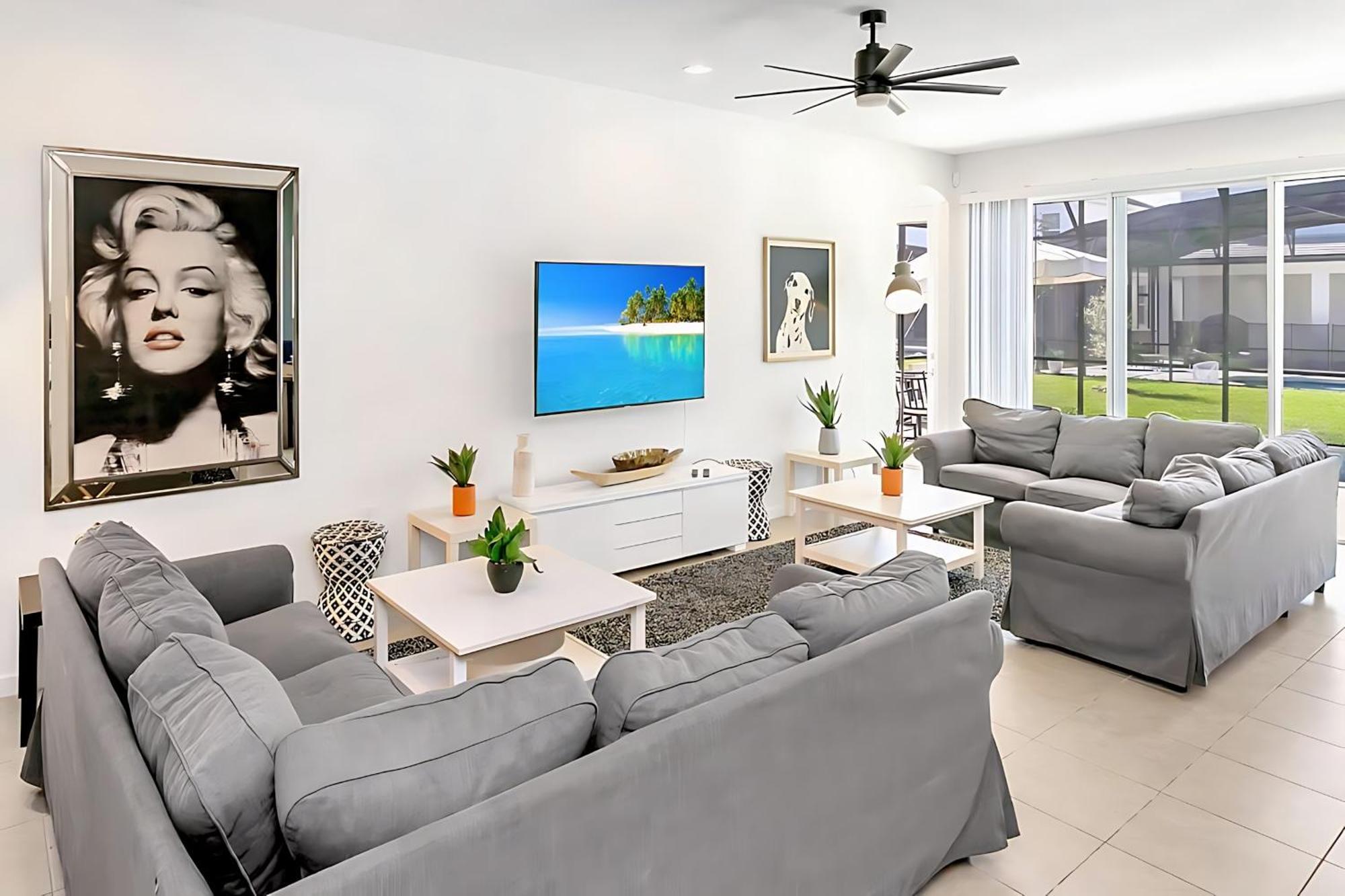 10Br Luxury Home Near Disney W Pool & Games Room Киссимми Экстерьер фото
