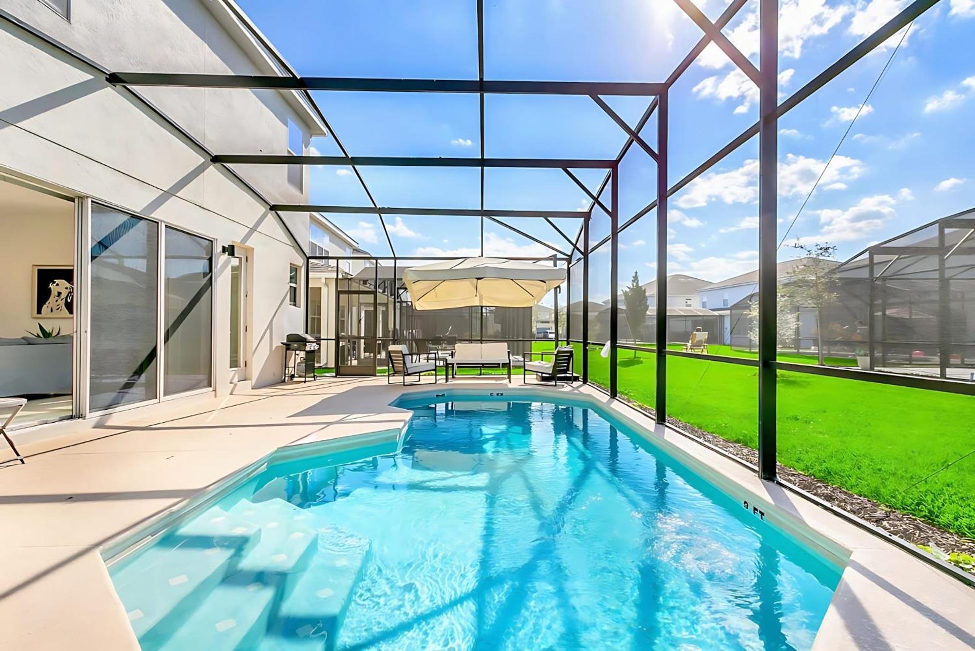 10Br Luxury Home Near Disney W Pool & Games Room Киссимми Экстерьер фото